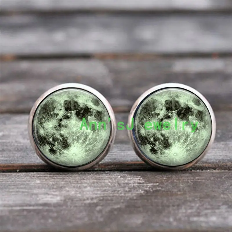 Hz4 00505 Moon Ear Stud Full Moon Jewellery Space Earrings Large 16mm Stud Pierced Earrings Planet Jewelry Orc32696008924 18 42 Bebeautygirl