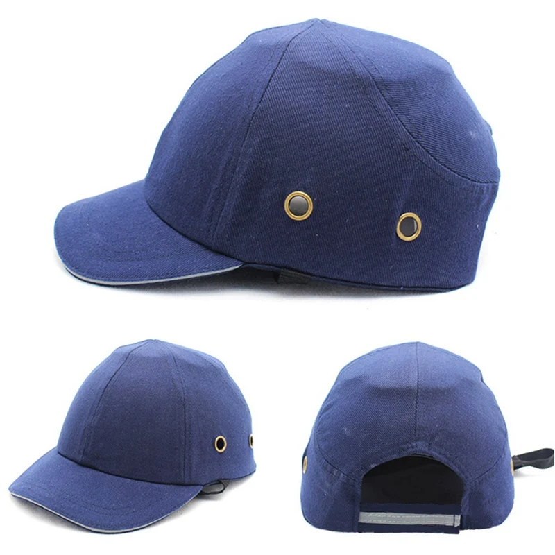 Рабочая защитная шляпа из ткани, бейсбольные противоударные колпаки, легкая Защитная шляпа, защита головы, кепки для рабочего места