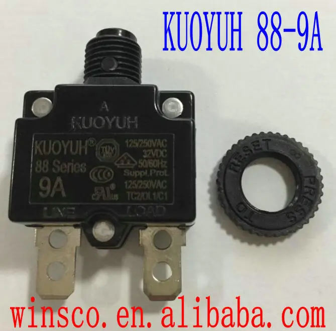 

9A 100% KUOYUH CIRCUIT BREAKER 88 SERIES 9A