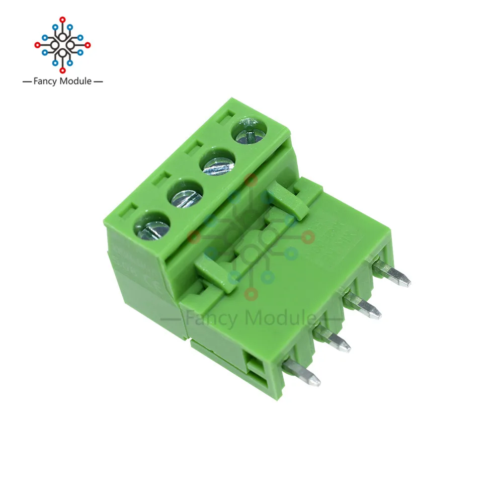 

New 5Pcs KF2EDGK KF-4P 4PIN Right Angle Plug-in 5.08mm Pitch Terminal Connector
