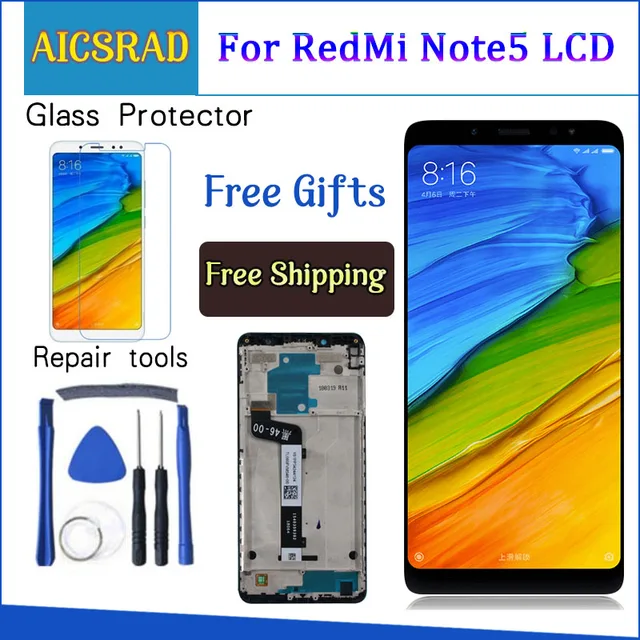 For Xiaomi Redmi Note 5 Pro LCD Display Note 5 Touch Screen Digitizer Assembly Replacement For For Xiaomi Redmi Note 5 Pro LCD Display Note 5 Touch Screen Digitizer Assembly Replacement For Xiaomi Redmi Note5 5.99 Inch LCD