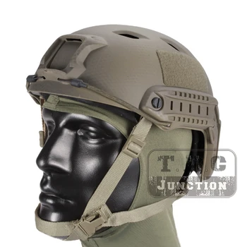 

Emerson Tactical Airsoft Fast Helmet Bump Jump BJ Type Advanced Adjustment Combat Lightweight Modular OPS Helmet w/ Side Rail