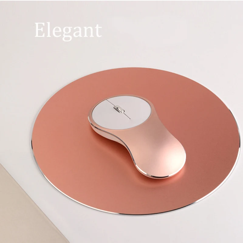 

Aluminum Alloy Wireless 2.4Ghz Wifi Mouse USB Rechargeable Office Work Mouse For Windows 8 Win10 Laptop XXM