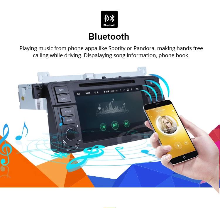 Top 9 Inch Android 9.0 Octa Cores One Din Car Radio Stereo System For BMW E46 M3 WIFI Radio GPS Bluetooth USB SD Multimedia Carplay 16