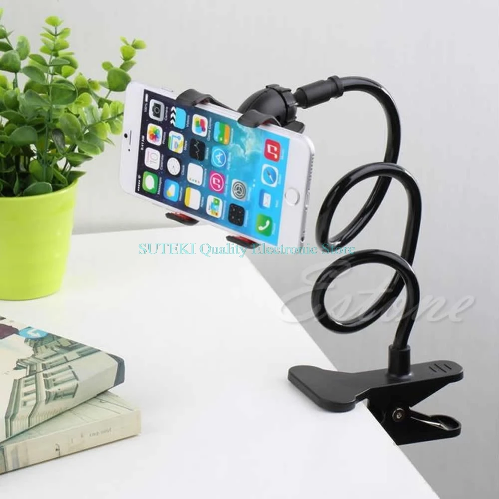 

Universal Rotated 360 Degree Lazy Bed Mount Car Stand Holder Durable
