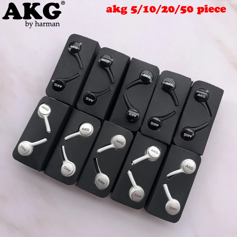 

50 piece for SAMSUNG Earphones EO-IG955 In-ear with Microphone Wire Headset for Galaxy s8 s9 S10 Smartphone headphone AKG
