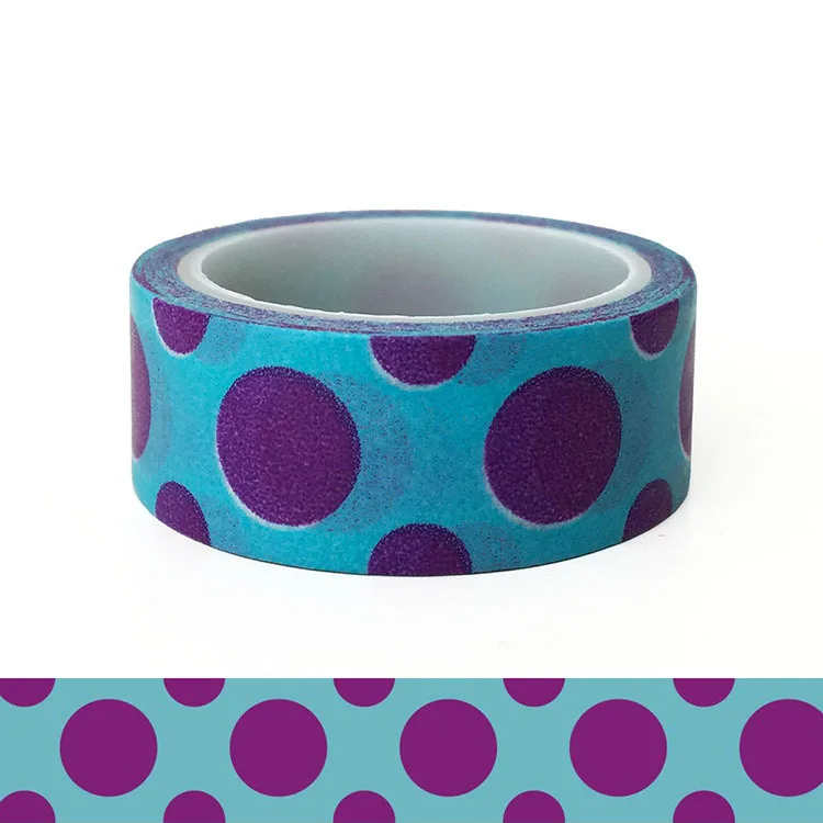 

20pcs/set Spot Purple Circle Festival Washi Tape Children DIY Decorative Sticker Tent and Paper Washi Tape Holiday Decoration