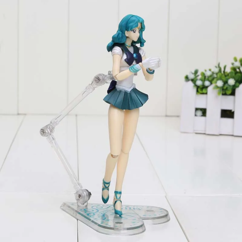 

6'' 15cm Sailor Moon S.H. Figuarts Sailor Neptune Kaiou Michiru PVC Action Figure Collectible Model Toy