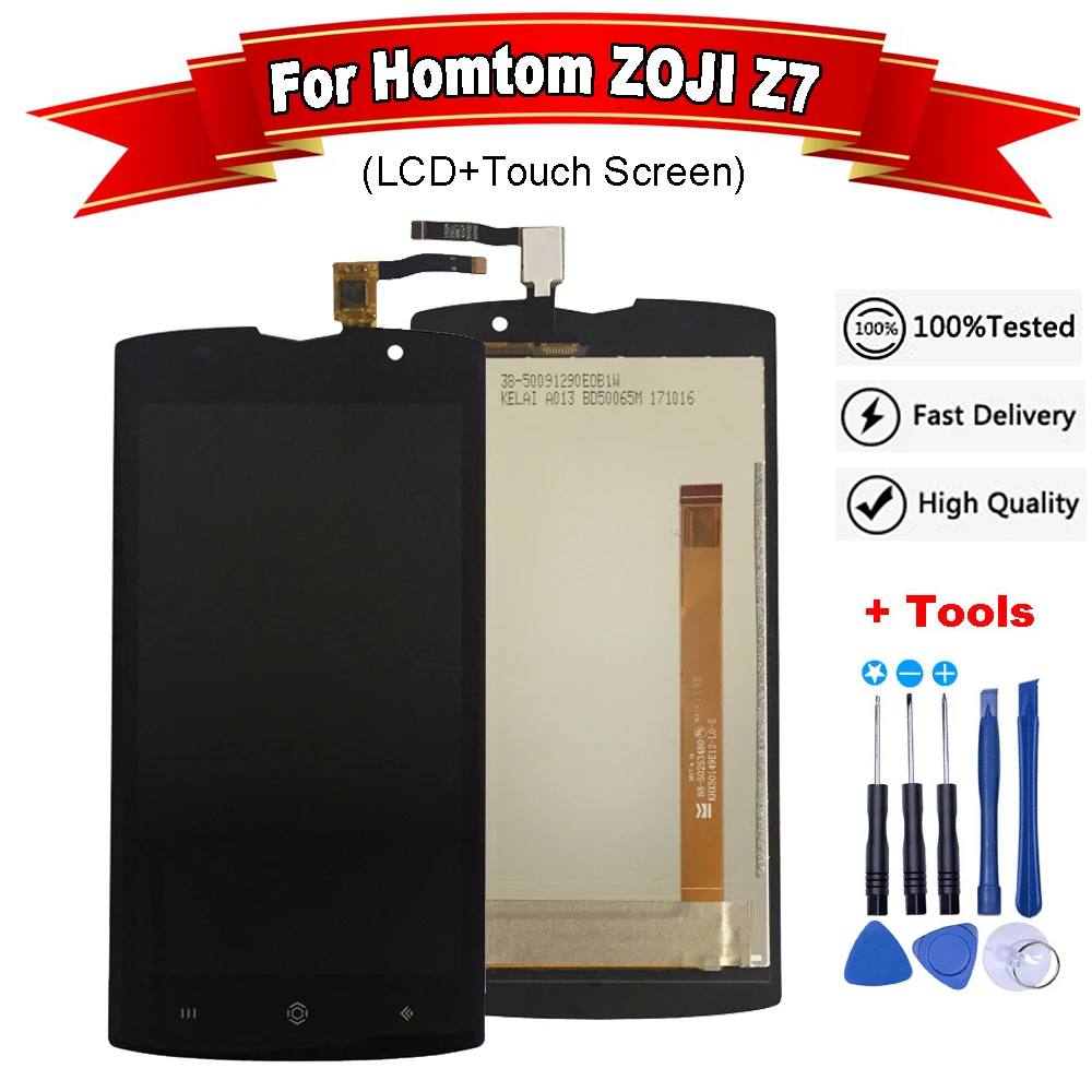 5 0 &quotдюймов для Homtom зоджи Z7 ЖК дисплей Экран дисплея и сенсорный экран в сборе