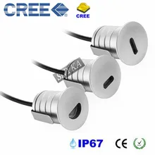 Светодиодный освещение ступеней лестницы 12 в 1 Вт освещение для коридоров утопленное в установке водонепроницаемые светильники для наружного освещения светодиодный подземный свет