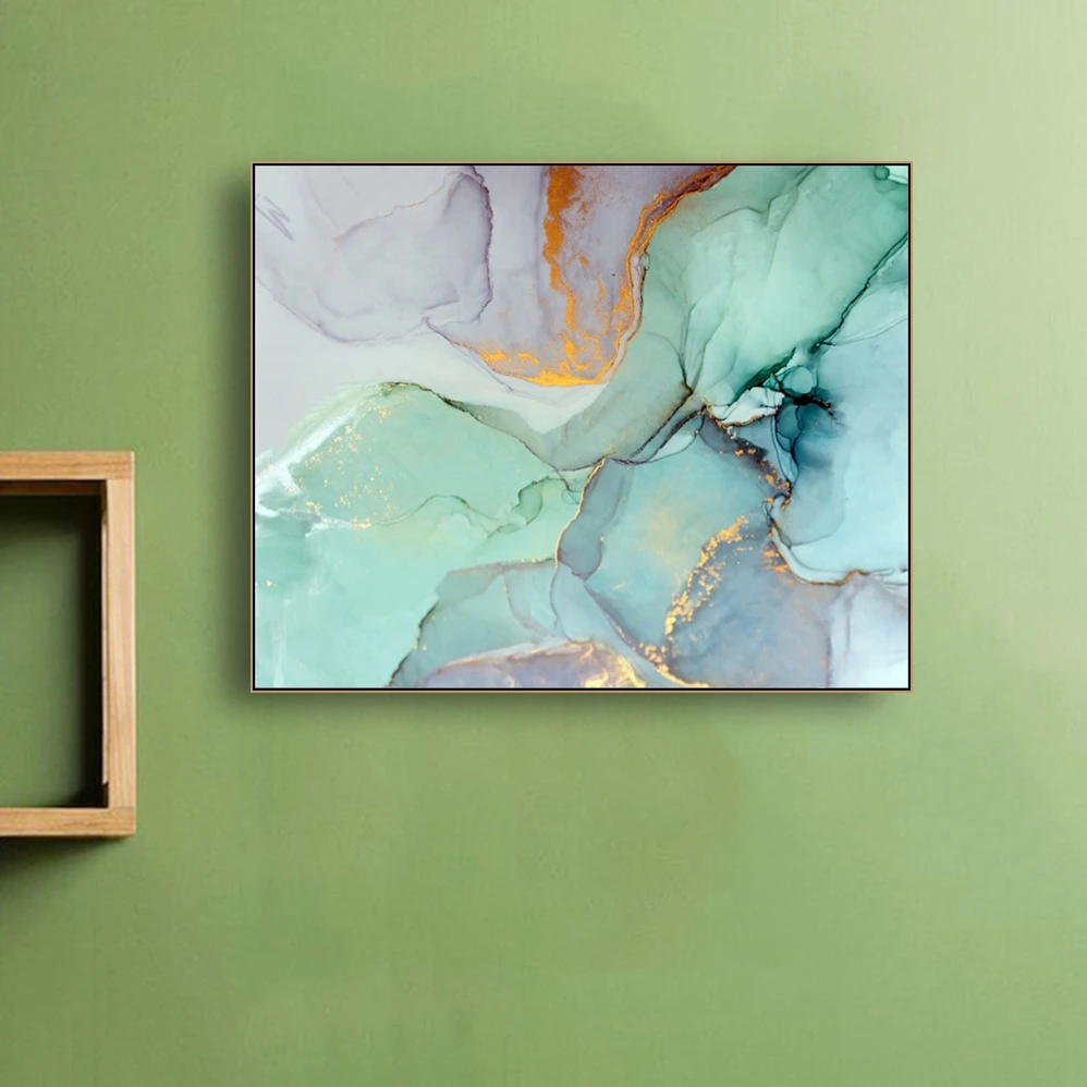 

Abstract Flow Color Nordic Style Wall Art Canvas Poster and Print Canvas Painting Decorative Picture for Living Room Home Decor