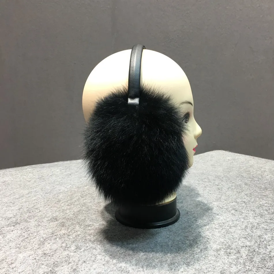 natural fox fur winter earmuffs  (18)
