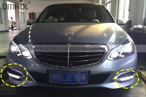Бесплатная доставка OMHOL LED DRLs для Mercedes Benz E Class W212 2014 2015| |
