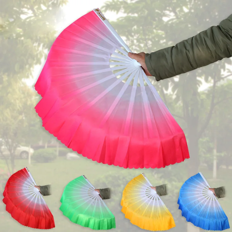 

Chinese Silk Hand Fan Belly Dancing short Fans Stage Performance Fans Props for Party