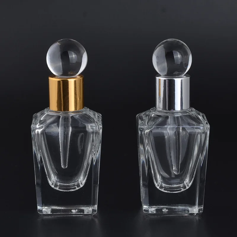

10 pcs/lot Essential Oil Bottle Transparent Glass Cosmetic Container Aroma Candle Vial Perfume Refillable Bottle Dropper 12 ML