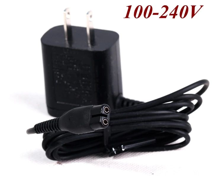 

1Pcs A00390 Replace head AC DC Us Plug Charger Power Cord Adapter for Philips shaver S538 S550 S551 QG3340 QG3250 S100 S101 S106