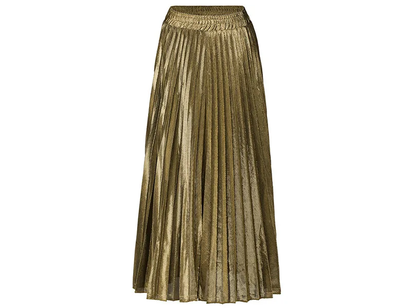 U-SWEAR 2019 Новое поступление модные женские плиссированные юбки А-силуэта элегантные по щиколотку Vestidos женская уличная Clic пляжная юбка