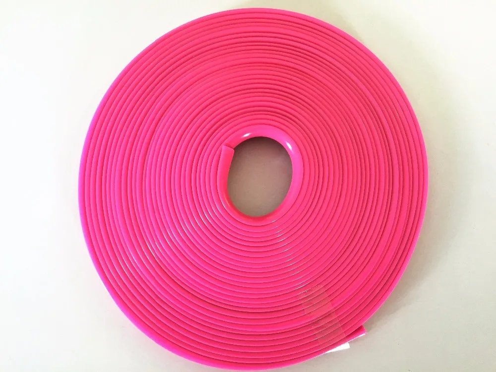 

800CM IPA Vehicle Car Motorcycles Wheel Rims Tire Edge Protector Guard Line Rubber Rimskins Pink Molding Insert Trim Decoration