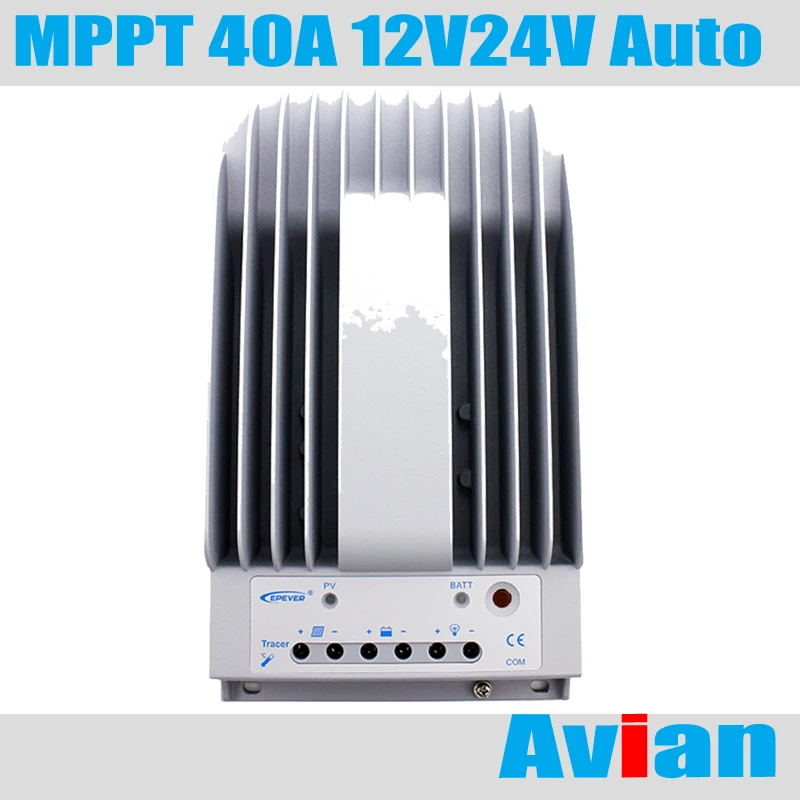 

Epever 40A MPPT solar regulator Tracer 4215BN with aluminum design wifi box blue tooth and MT50 remote control