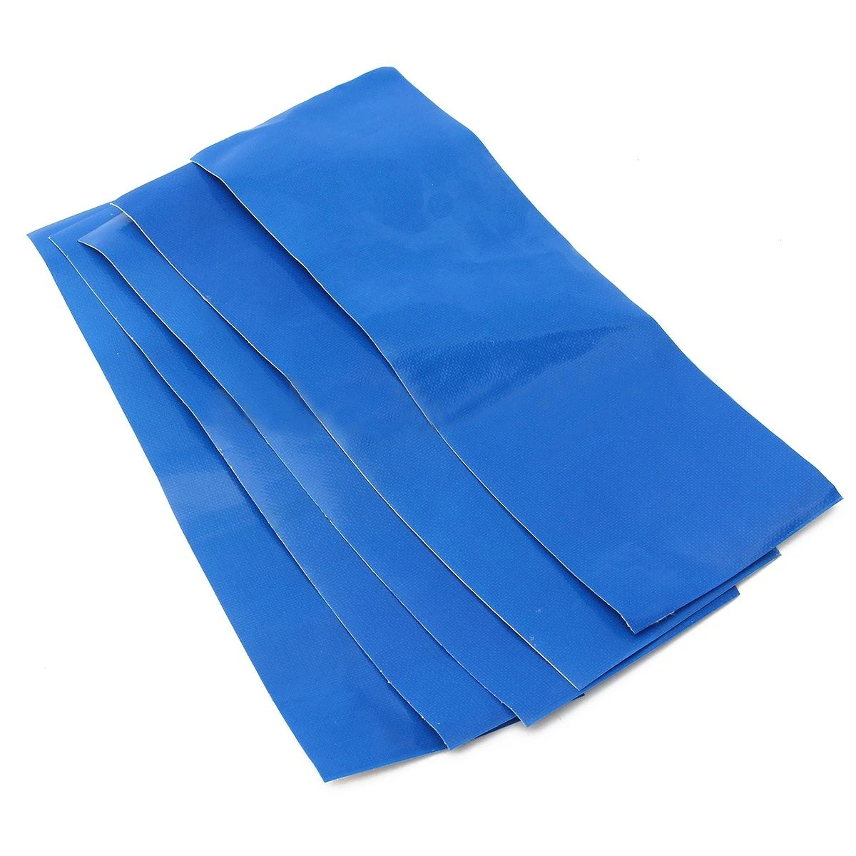 Goede Mayitr 5 Stks set Groen Blauw Luifel Tent Zeildoek Canvas Luifel Waterdicht Lijm Reparatie Tape Patches Tent Reparatie Accessoires