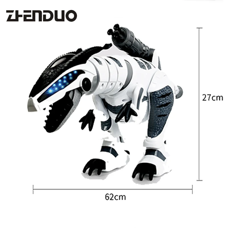

Zhenduo toy intelligent machine war dragon remote control deformation dinosaur intelligent robot puzzle Children's toys Gift