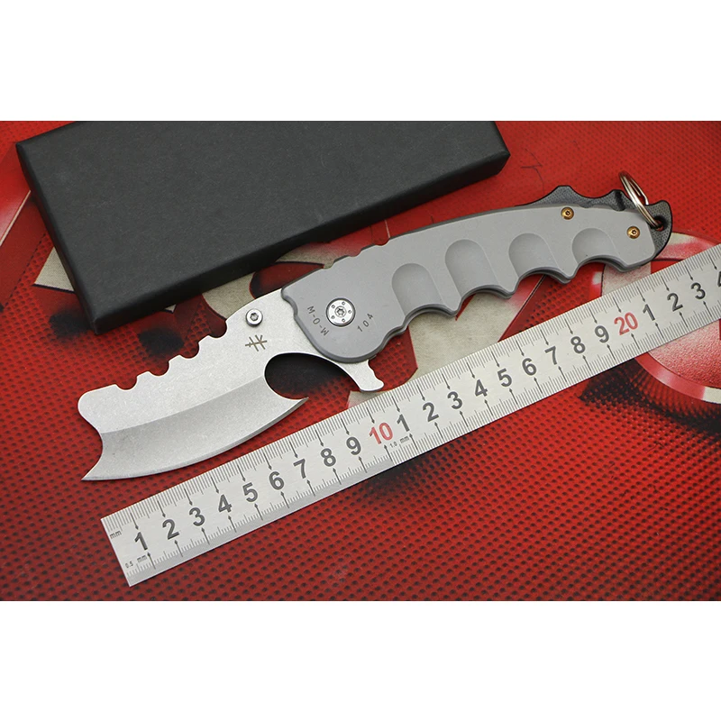 

LOVOCOO Giant 9CR13MOV blade 440C handle Gift Flipper folding knife Outdoor camping hunting pocket fruit knives EDC tools Saber