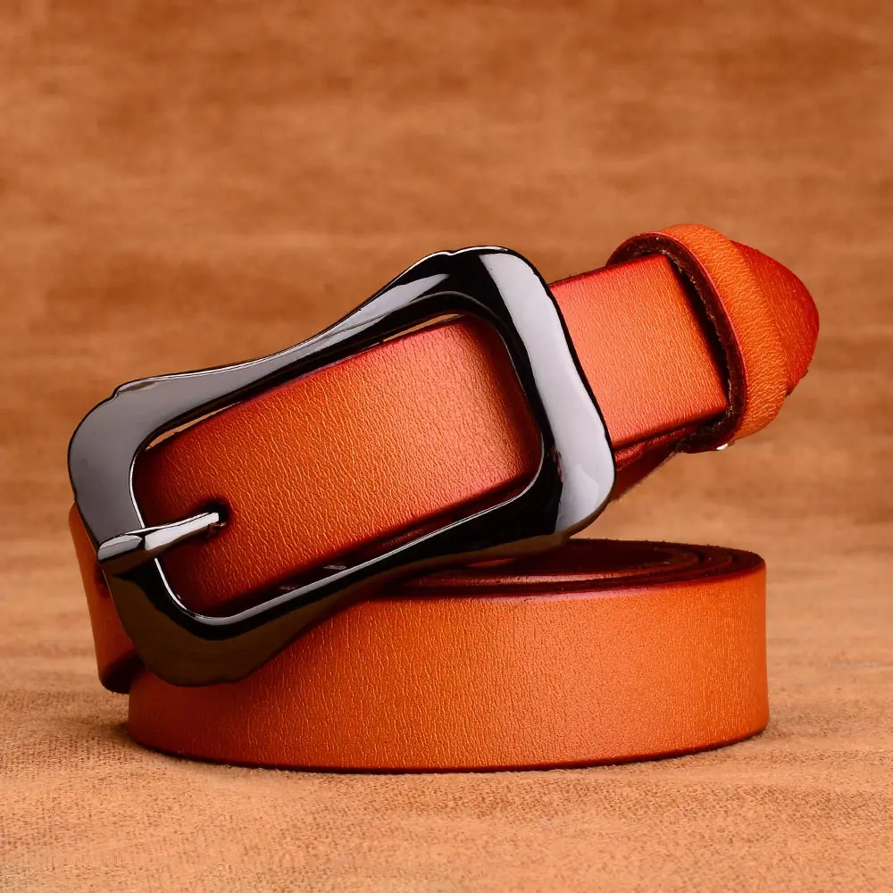 

Women Belts Genuine Leather Belts Metal Pin Buckle Belts for Women Female Jeans belt Strap Waistbands Lady cintos ceinture 120cm