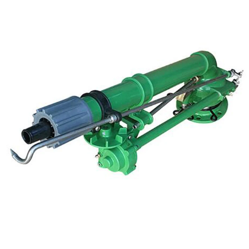 wyj agricultural irrigation equipment swing arm spray gun garden irrigation automatic rotating greening sprinkler Fully Automatic Mechanized Spray Gun Turbo Vortex Spray Gun Agricultural Sprinkler Irrigation Long Range Gun Irrigation PY50
