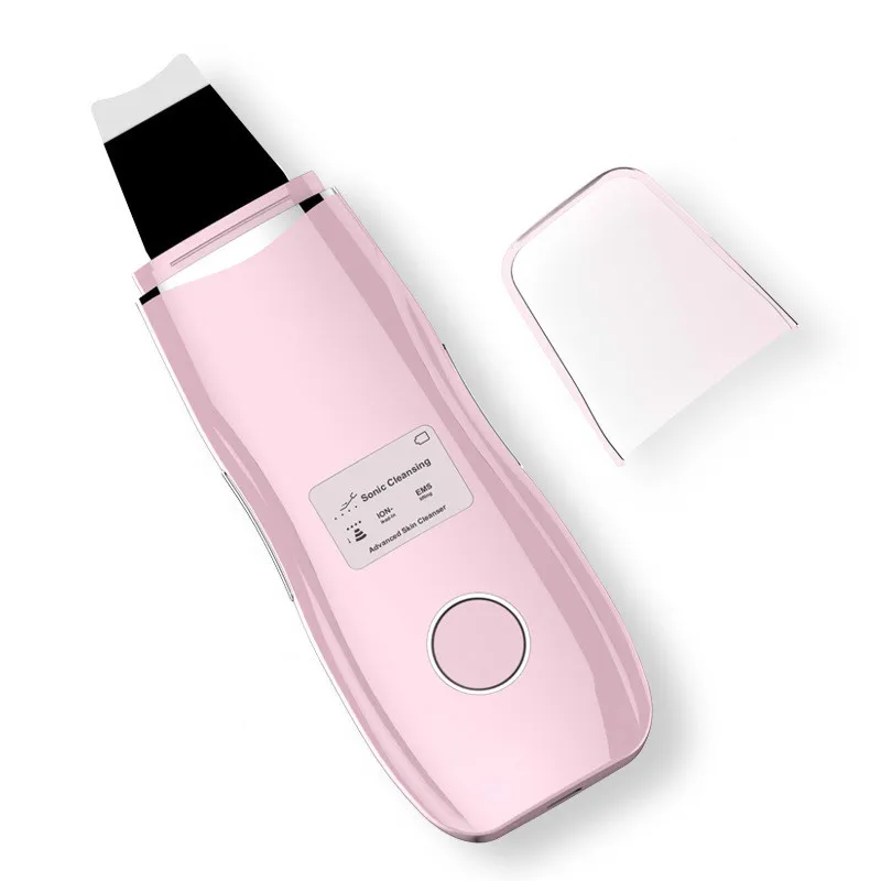 

EMS Lifting Ultrasonic Ion Scrubber Exfoliator Face Skin Peeling Cleaner Tightening Blackhead RemoverPores Deep Cleansing Tools