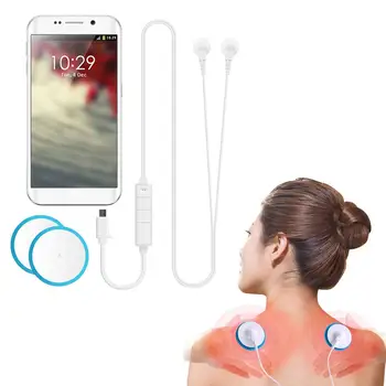 

Joylife White Electric Acupuncture Pad Muscle Stimulator Body Massager Electric Acupuncture Therapy Pad Relaxation