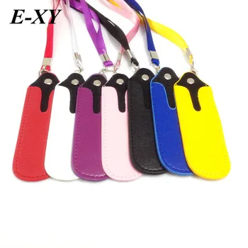 

E-XY Electronic Cigarette Bag Ego Leather Lanyard Ring Necklace Carrying Bags E Cig Lanyard E Cigarette Case High Quality 3