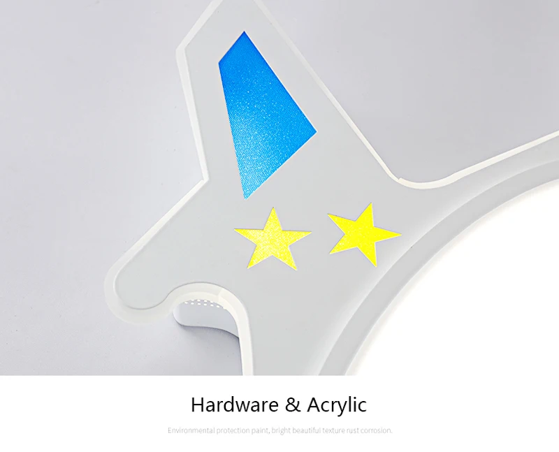 Horsten Modern Acrylic LED Ceiling Lights For Baby Children Kids Room Plane Lampshade Ceiling Lamp For Bedroom Study Room (14)