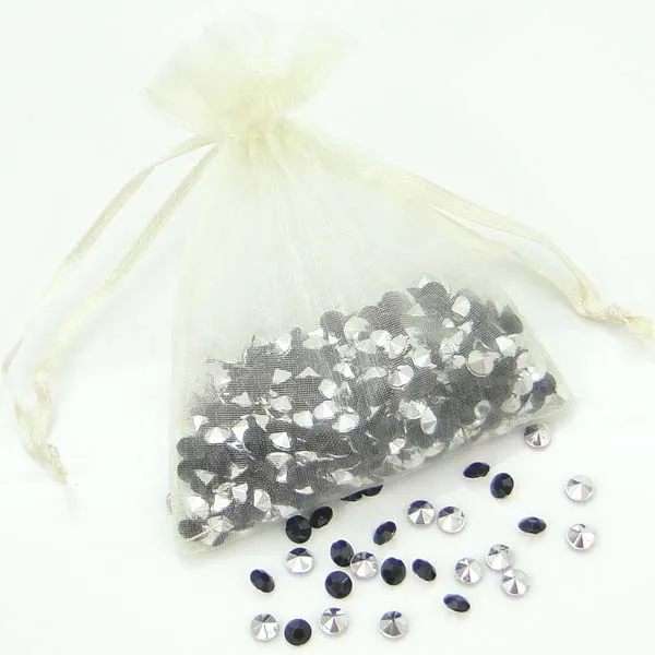 10 цветов pick-10000 шт/партия 4,5 мм(1/3 карат) алмазные конфетти Aque Blue с серебряным покрытием для свадебного стола, со стразами разброса декора