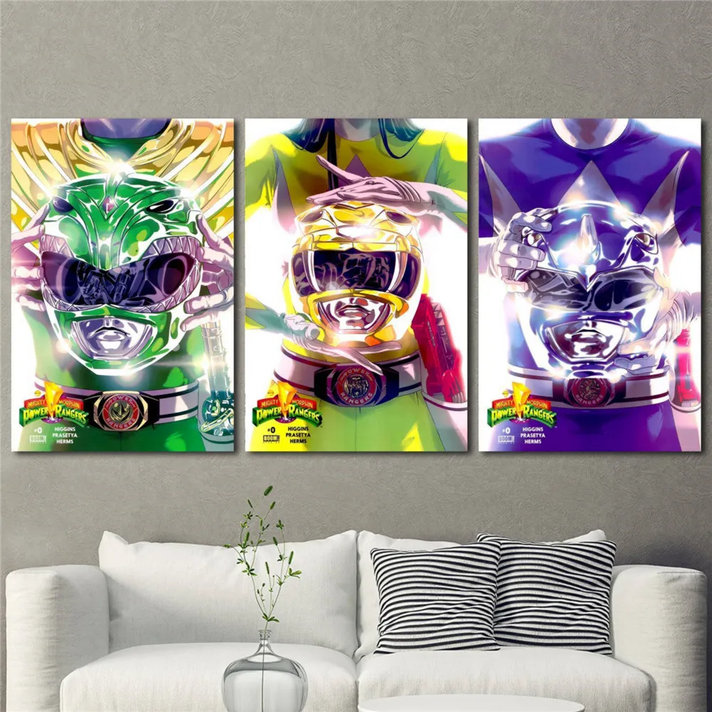 

Machine Comics Power Rangers Paintings Print on Canvas HD Abstract Canvas Painting Office Wall Art Home Decor Wall Pictures