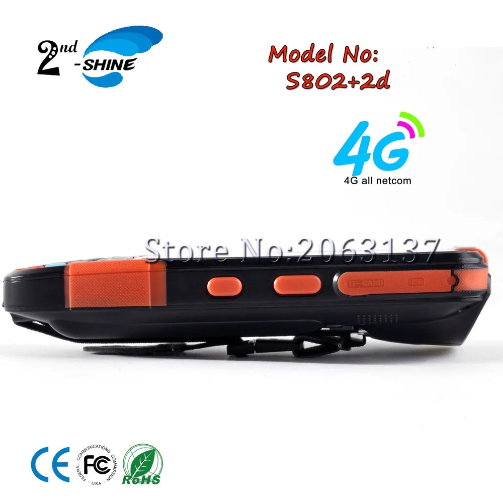  Android PDA 4G Network Handheld Rugged Smartphone Portable 2D Barcode Scanner