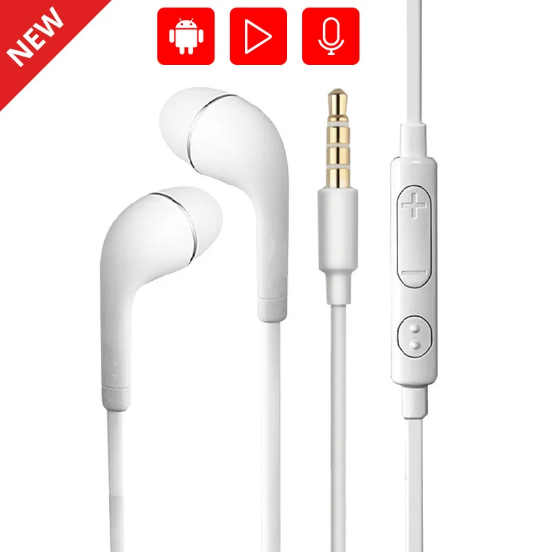

Universal Earphones With Microphone In Ear Earphones Wired Headset For Xiaomi Redmi Note 5 For Iphone 7 For Samsung Galaxy S8