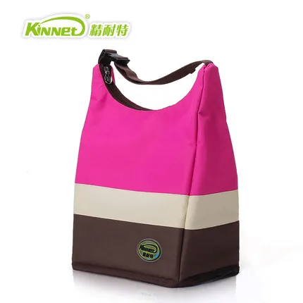 KinNet Термосумка для пищи для женщин красивая модная Термосумка крутая сумка 10L Водонепроницаемая алюминиевая фольга портативный сухой пакет для льда - Цвет: Красный