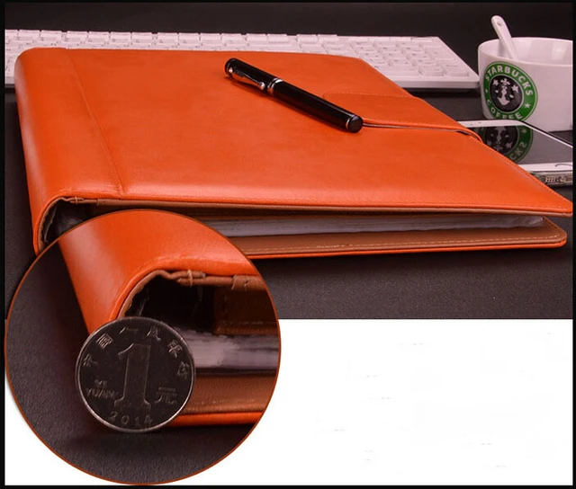 Leather 7 Ring Binder  A Ringed Binder Made From Full Grain