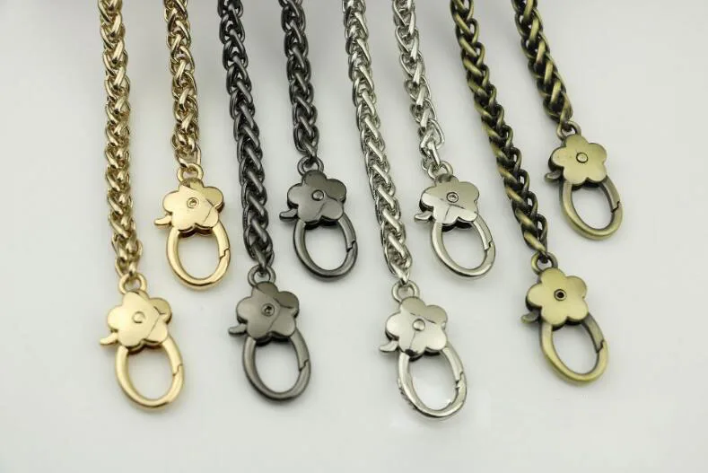 2pcs/lot Diy Bag Accessories Metal Package Chain Twist Chain Metal Bags