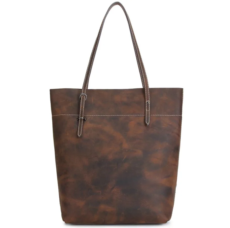

YISHEN Retro Women Shoulder Bags Vintage Fashion Bucket Handbags Genuine Cow Leather Large Capacity Female Shopping Bags MS037A