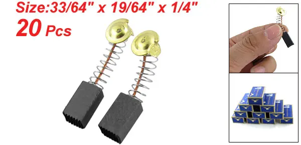 20 Pcs 33/64&amp;amp;amp;amp;quot; x 19/64&amp;amp;amp;amp;quot; x 1/4&amp;amp;amp;amp;quot; Power Tools Part Carbon Brushes 999021
