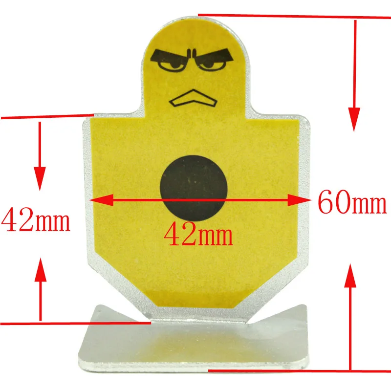 VULPO 6 шт./лот Алюминий Военная мишень Пистолет Аксессуары для охоты/стрельбы из пистолета