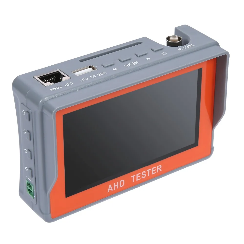 Best ANNKE 4.3 Inch HD AHD CCTV Tester Monitor AHD 1080P Analog Camera Testing PTZ UTP Cable Tester 12V1A Output