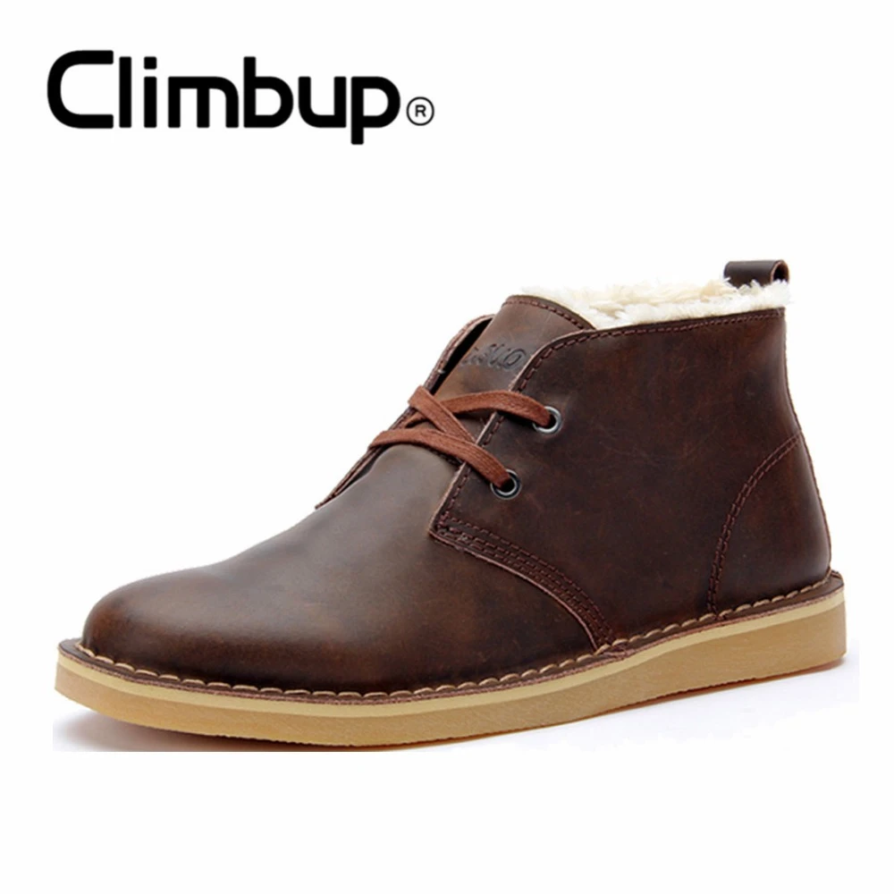 fur lined chukka boots