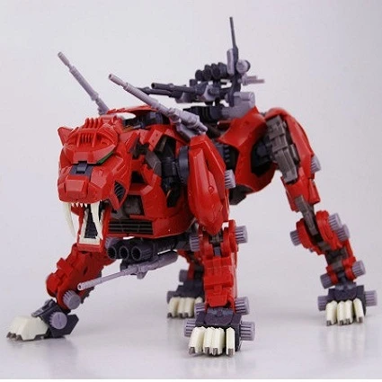 

BT Model Building Kits: ZOIDS EZ-016 Red Saber Tiger 1:72 Scale Full Action Plastic Kit Assemble Model Birthday Christmas Gifts