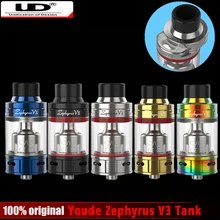 UD originale Youde Zephyrus V3 Réservoir avec OCC Bobine Ou DIY RBA Bobine Tête Cigarette Électronique Atomiseur Vaporisateur VS Smok TFV8 Bébé réservoir