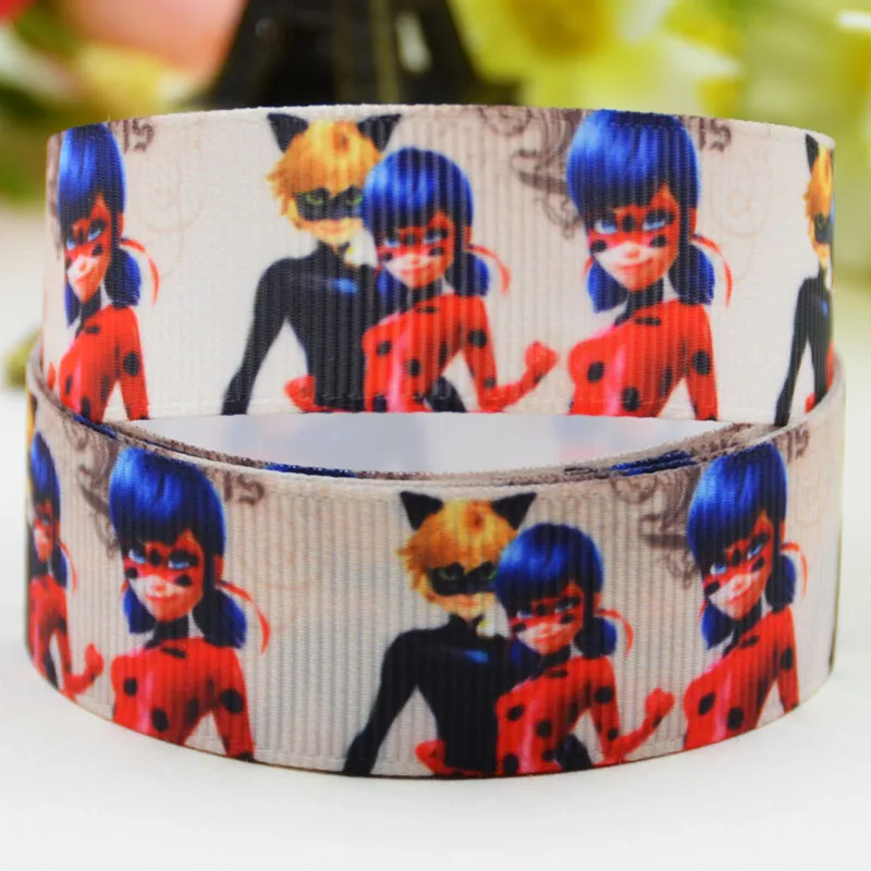 

7/8'' (22mm) lady bug Cartoon Character printed Grosgrain Ribbon party decoration satin ribbons X-01814 OEM 10 Yards