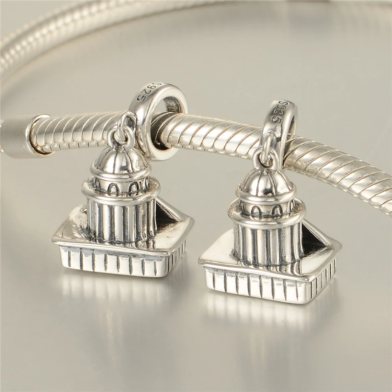 Стерлинговое Серебро 925 пробы кулон со стразами браслеты и de joyas bijoux модные