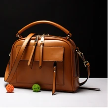 Mode neueste design echtes leder frauen beliebte handtasche vintage kleine umhängetasche einfache weiblichen umhängetasche H-8587DF