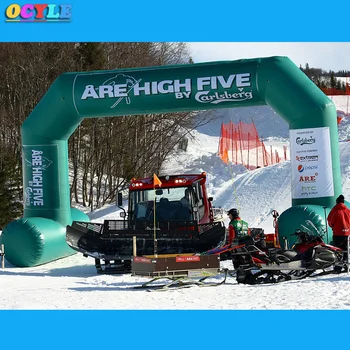 Online Free Shipping 6m Inflatable Arch Event Entrance Finish Line For Sports Events Advertising Inflatables With Blower&1color Logo